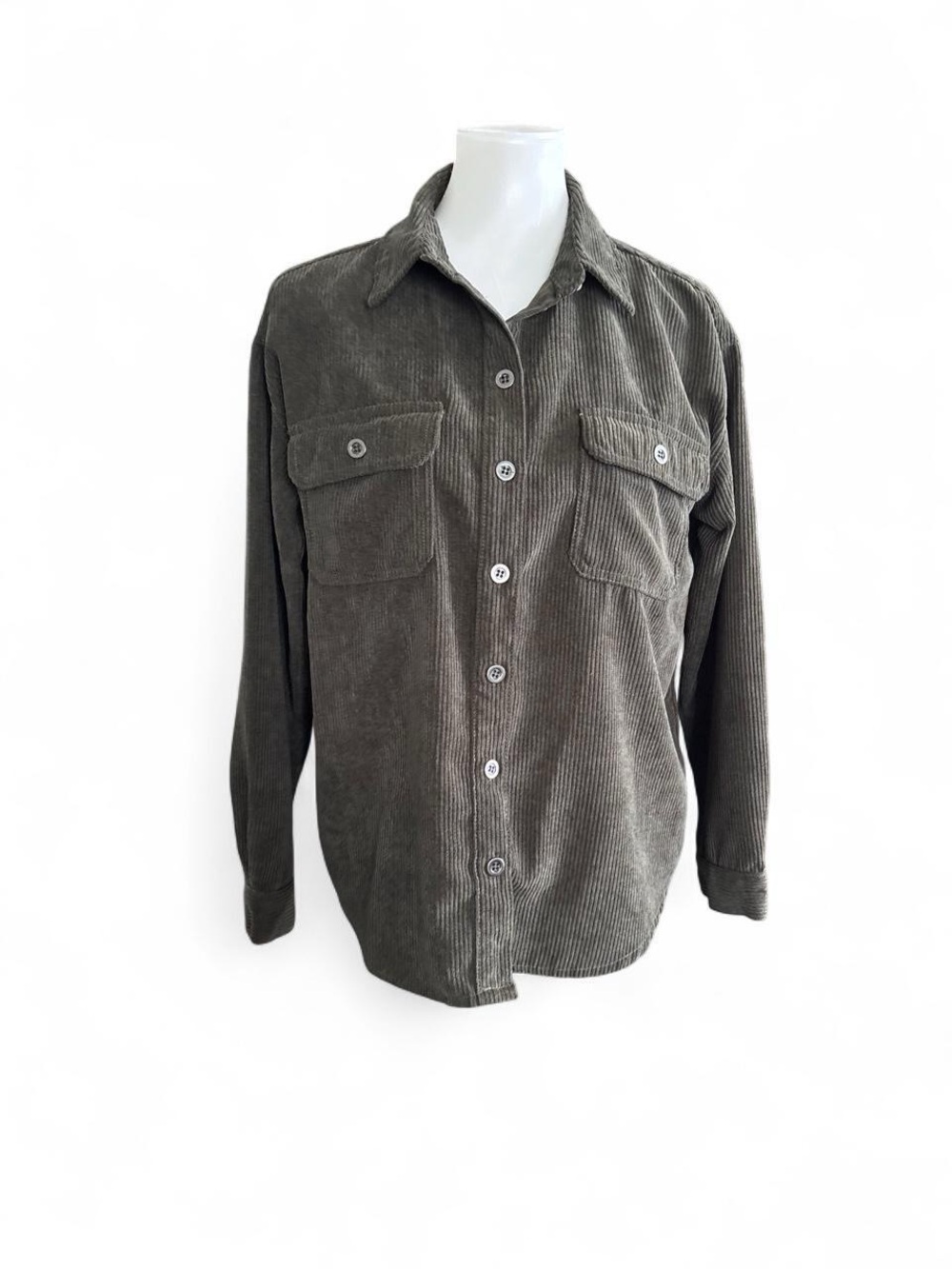 Velvet heart corduroy shirt